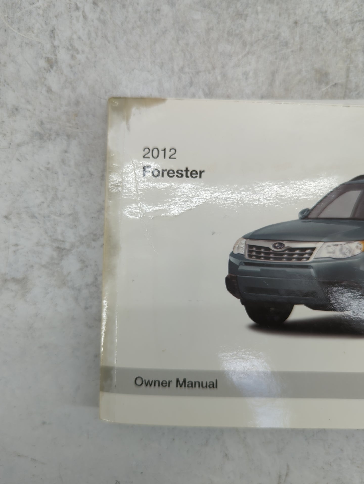 2012 Subaru Forester Owners Manual Book Guide P/N:A8170BE-A MSA5M1203A OEM Used Auto Parts - Oemusedautoparts1.com