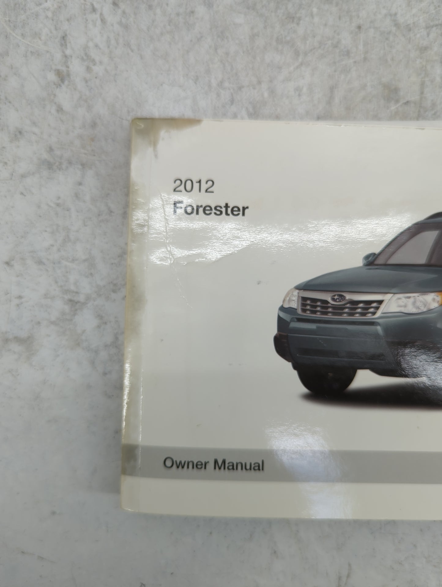 2012 Subaru Forester Owners Manual Book Guide P/N:A8170BE-A MSA5M1203A OEM Used Auto Parts - Oemusedautoparts1.com