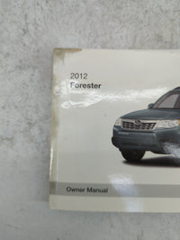 2012 Subaru Forester Owners Manual Book Guide P/N:A8170BE-A MSA5M1203A OEM Used Auto Parts - Oemusedautoparts1.com