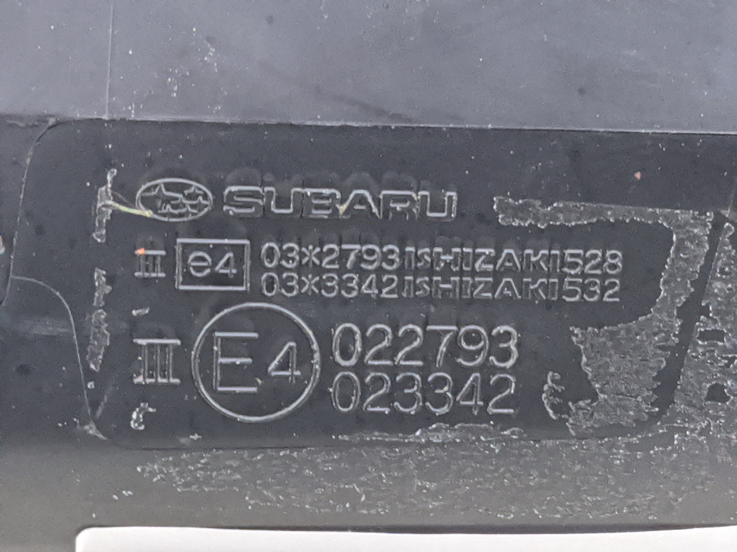 2012 Subaru Forester Passenger Side View Mirror - Right Door Mirror OEM Used - Oemusedautoparts1.com