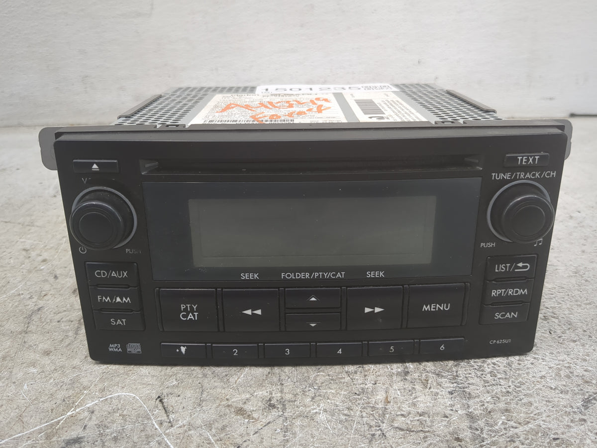 2012 Subaru Forester Radio AM FM Cd Player Receiver Replacement P/N:CP625U1 290-0623-01, CNC 16-8158, 276-0696-07 Fits OEM U