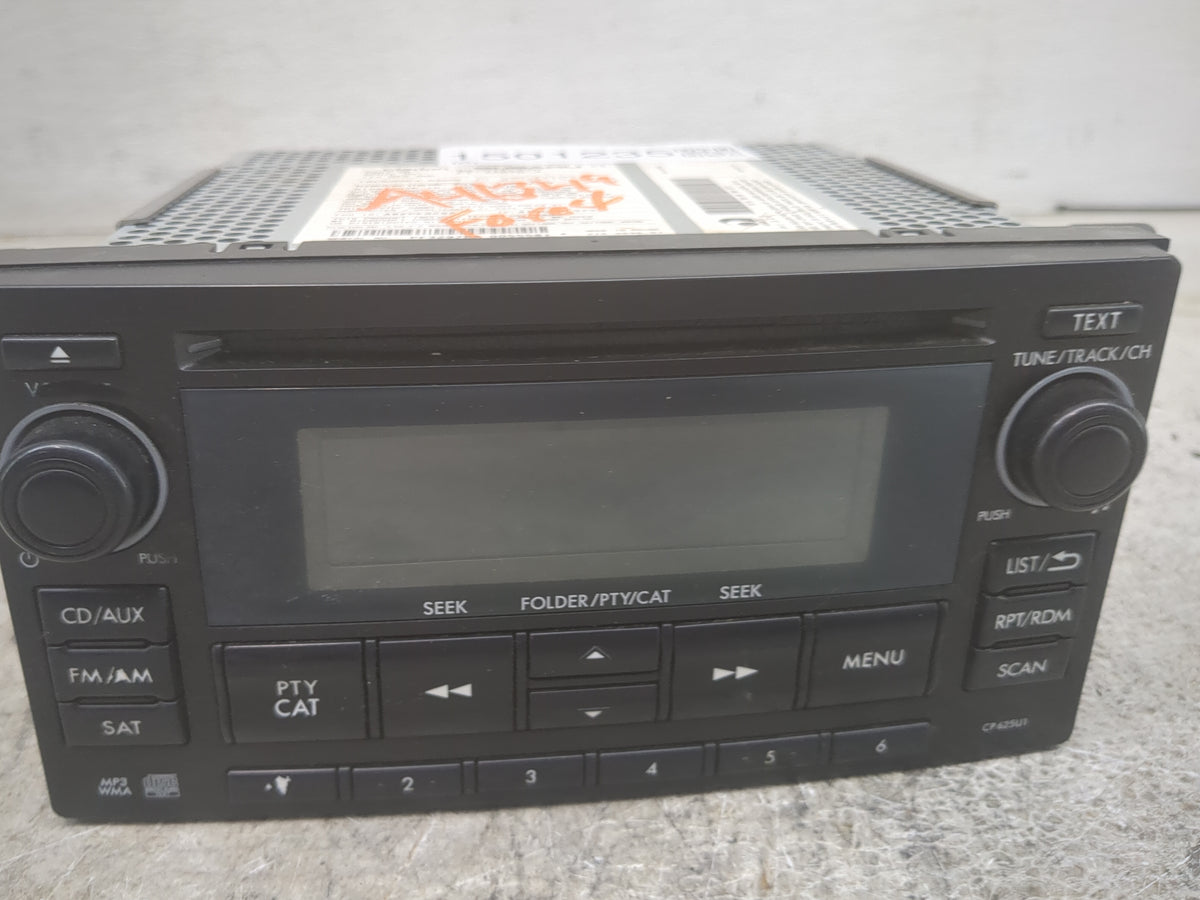 2012 Subaru Forester Radio AM FM Cd Player Receiver Replacement P/N:CP625U1 290-0623-01, CNC 16-8158, 276-0696-07 Fits OEM U