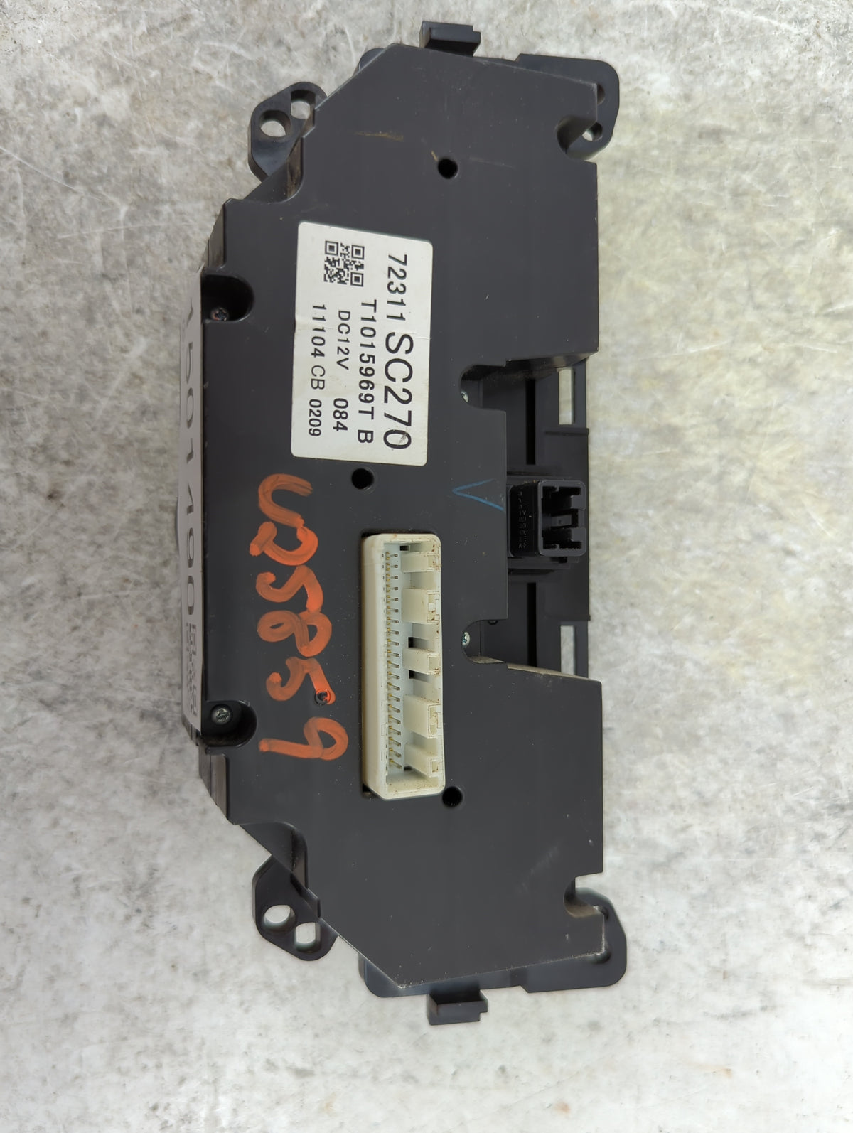 2012 Subaru Forester Climate Control Module Temperature AC/Heater Replacement P/N:72311SC270 T101596 9T B Fits OEM Used Auto