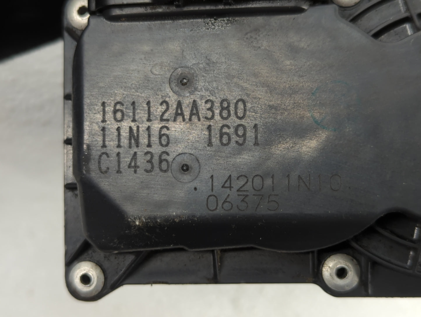 2011-2017 Subaru Forester Throttle Body P/N:16112AA380 Fits Fits 2011 2012 2013 2014 2015 2016 2017 OEM Used Auto Parts - Oe