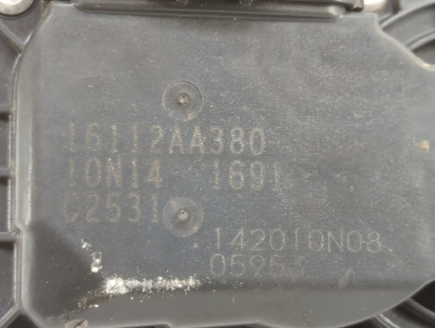 2011-2017 Subaru Forester Throttle Body P/N:16112AA380 Fits Fits 2011 2012 2013 2014 2015 2016 2017 OEM Used Auto Parts - Oe