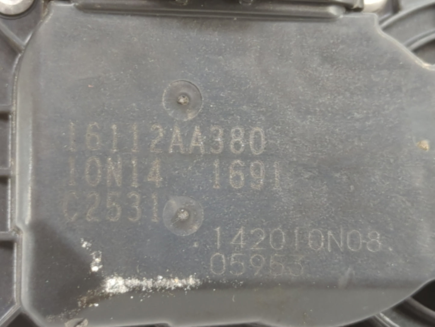 2011-2017 Subaru Forester Throttle Body P/N:16112AA380 Fits Fits 2011 2012 2013 2014 2015 2016 2017 OEM Used Auto Parts - Oe