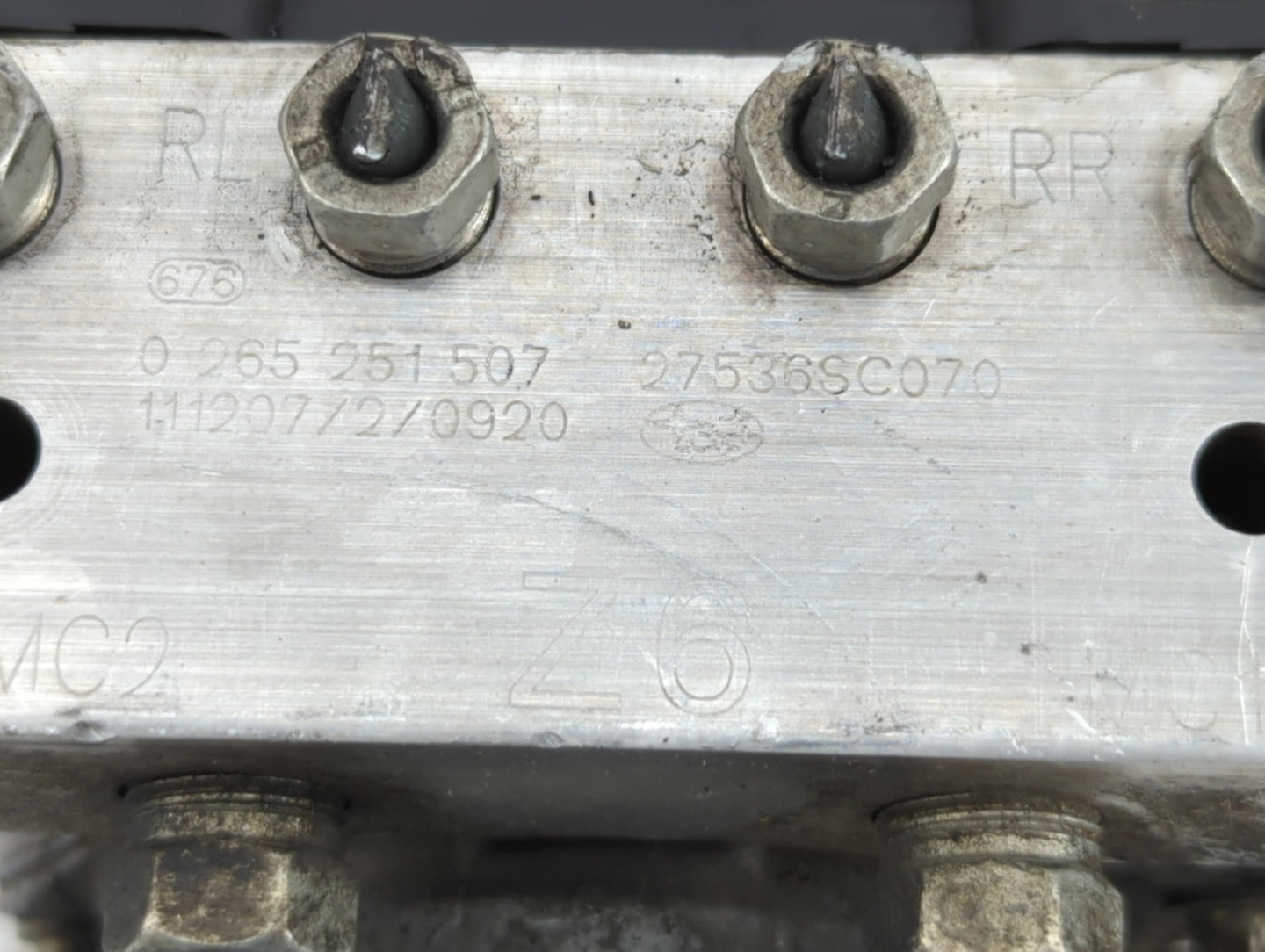 2011-2013 Subaru Forester ABS Pump Control Module Replacement P/N:0 265 251 507 27536SC070 Fits Fits 2011 2012 2013 OEM Used