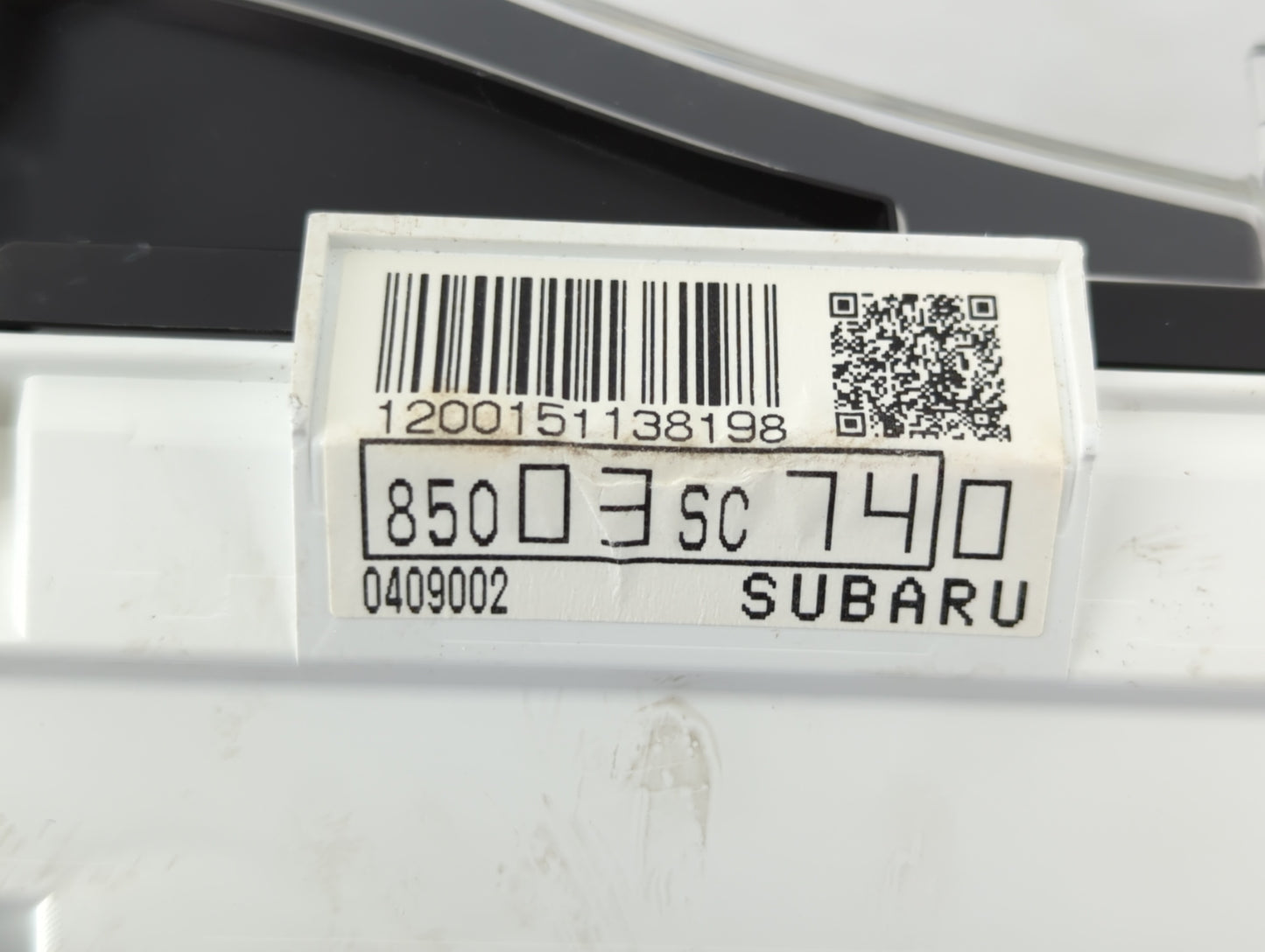 2012 Subaru Forester Instrument Cluster Speedometer Gauges P/N:85003SC730 85003SC74, 85003SC740 Fits OEM Used Auto Parts - O