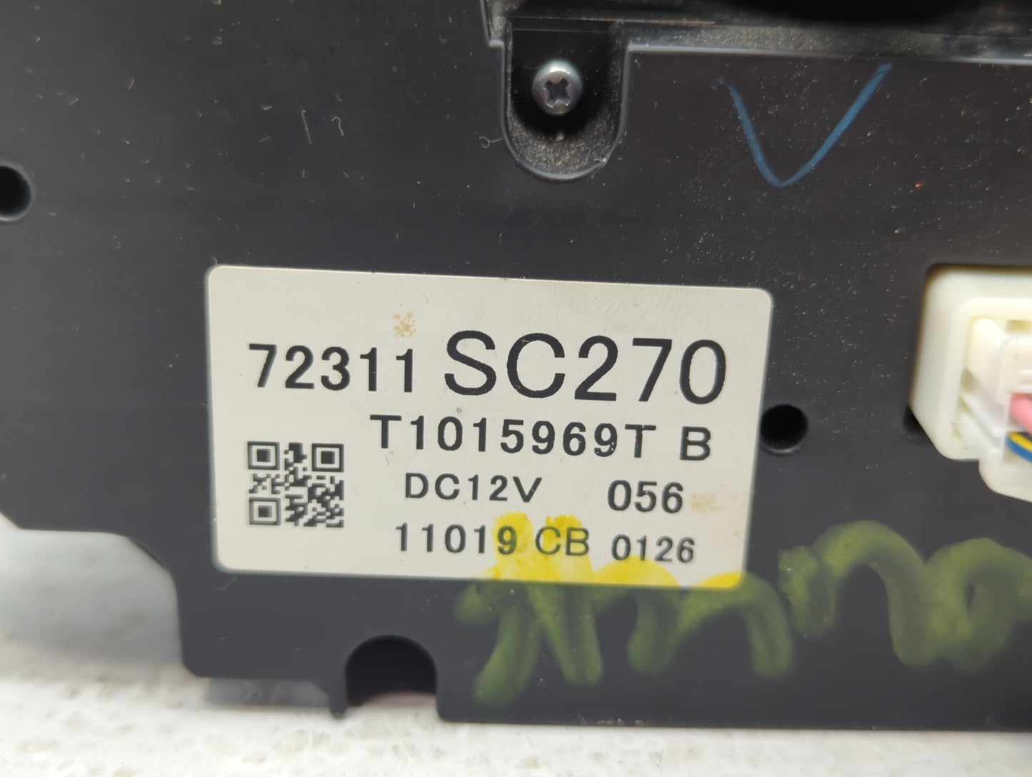 2012 Subaru Forester Climate Control Module Temperature AC/Heater Replacement P/N:72311SC011 72311SC270 Fits OEM Used Auto P