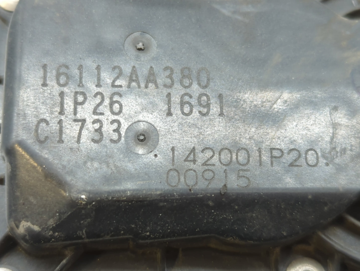 2011-2018 Subaru Forester Throttle Body P/N:16112AA380 Fits Fits 2011 2012 2013 2014 2015 2016 2017 2018 OEM Used Auto Parts