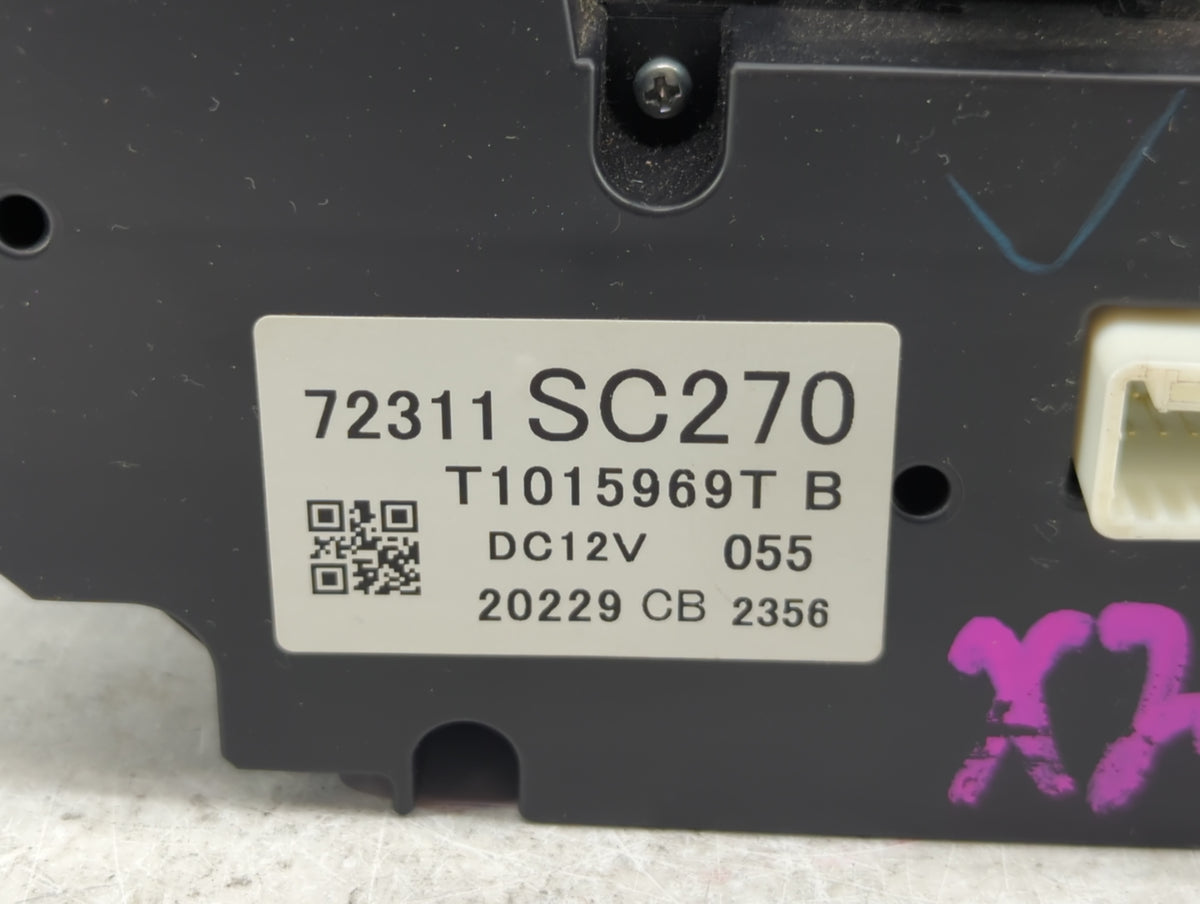 2011-2013 Subaru Forester Climate Control Module Temperature AC/Heater Replacement P/N:72311SC011 72311SC270 Fits OEM Used A