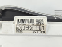 2012 Subaru Forester Instrument Cluster Speedometer Gauges P/N:85003SC 740 0409002, 1006921138197 Fits OEM Used Auto Parts -