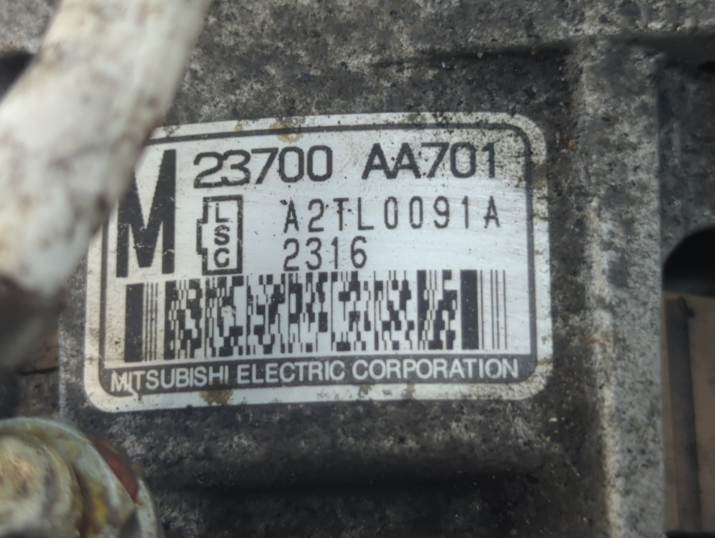 2012 Subaru Forester Alternator Replacement Generator Charging Assembly Engine OEM P/N:23700 AA700 23700 AA701 Fits OEM Used