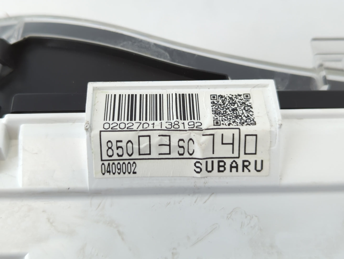 2012 Subaru Forester Instrument Cluster Speedometer Gauges P/N:8503SC740 Fits OEM Used Auto Parts - Oemusedautoparts1.com