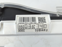 2012 Subaru Forester Instrument Cluster Speedometer Gauges P/N:8503SC740 Fits OEM Used Auto Parts - Oemusedautoparts1.com