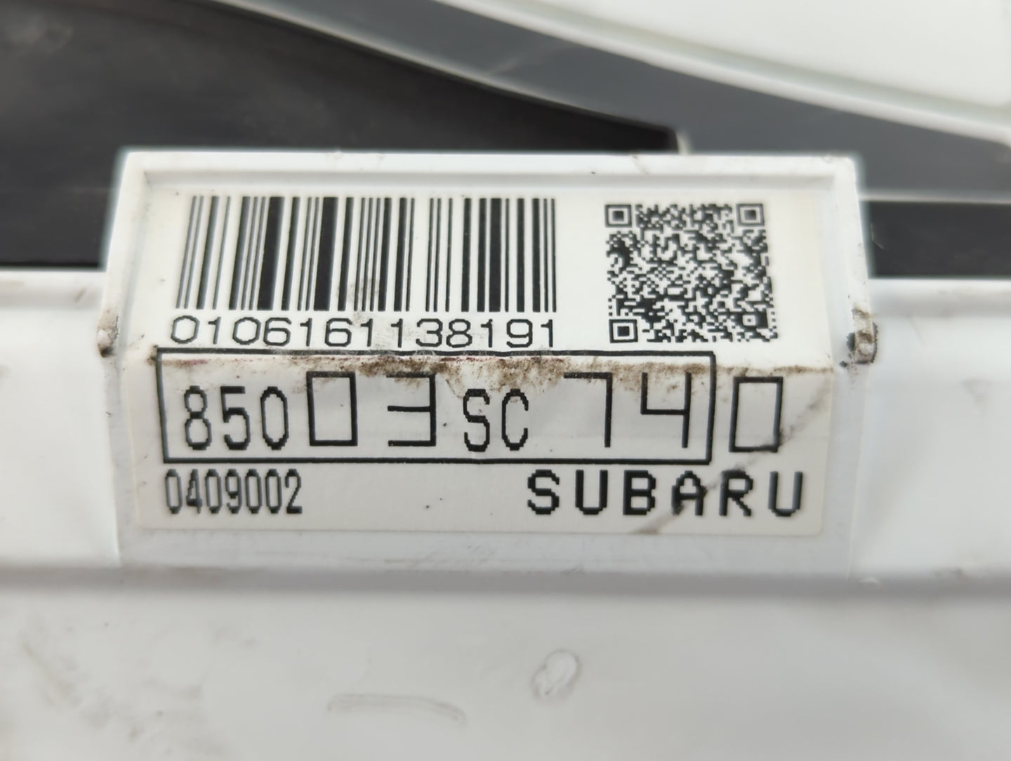 2012 Subaru Forester Instrument Cluster Speedometer Gauges P/N:85003SC740 Fits OEM Used Auto Parts - Oemusedautoparts1.com