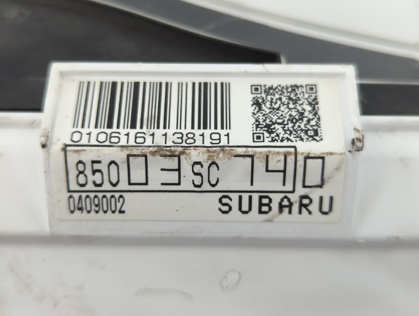 2012 Subaru Forester Instrument Cluster Speedometer Gauges P/N:85003SC740 Fits OEM Used Auto Parts - Oemusedautoparts1.com