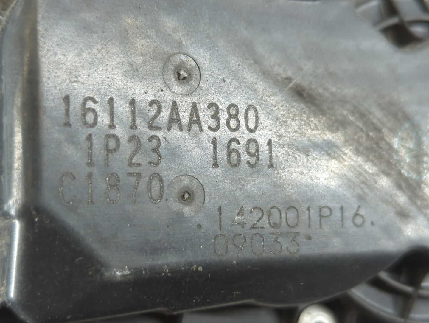 2011-2018 Subaru Forester Throttle Body P/N:16112AA380 Fits Fits 2011 2012 2013 2014 2015 2016 2017 2018 OEM Used Auto Parts