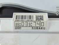 2012 Subaru Forester Instrument Cluster Speedometer Gauges P/N:85003SC740 Fits OEM Used Auto Parts - Oemusedautoparts1.com