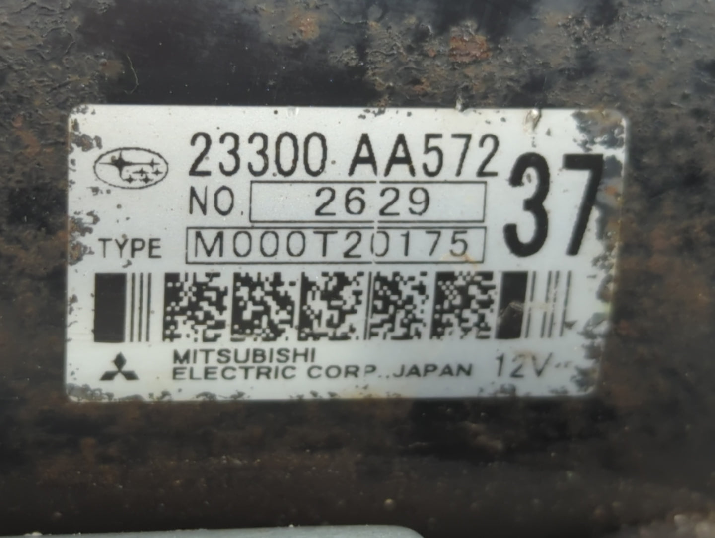 2009-2018 Subaru Forester Car Starter Motor Solenoid OEM P/N:M000T20175 23300 AA572 Fits OEM Used Auto Parts - Oemusedautopa