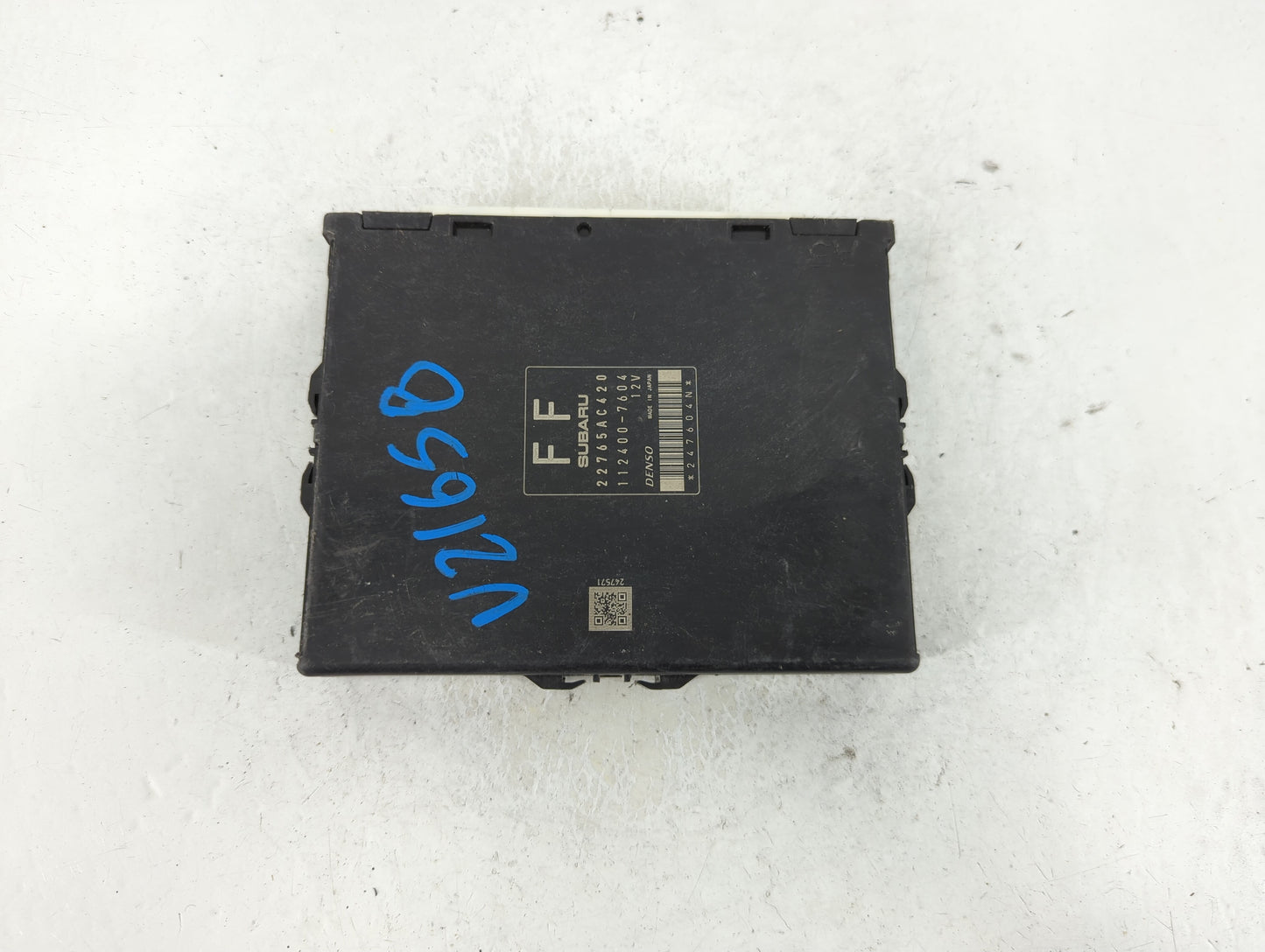 2012 Subaru Impreza PCM Engine Control Computer ECU ECM PCU OEM P/N:22765AC420 Fits OEM Used Auto Parts - Oemusedautoparts1.