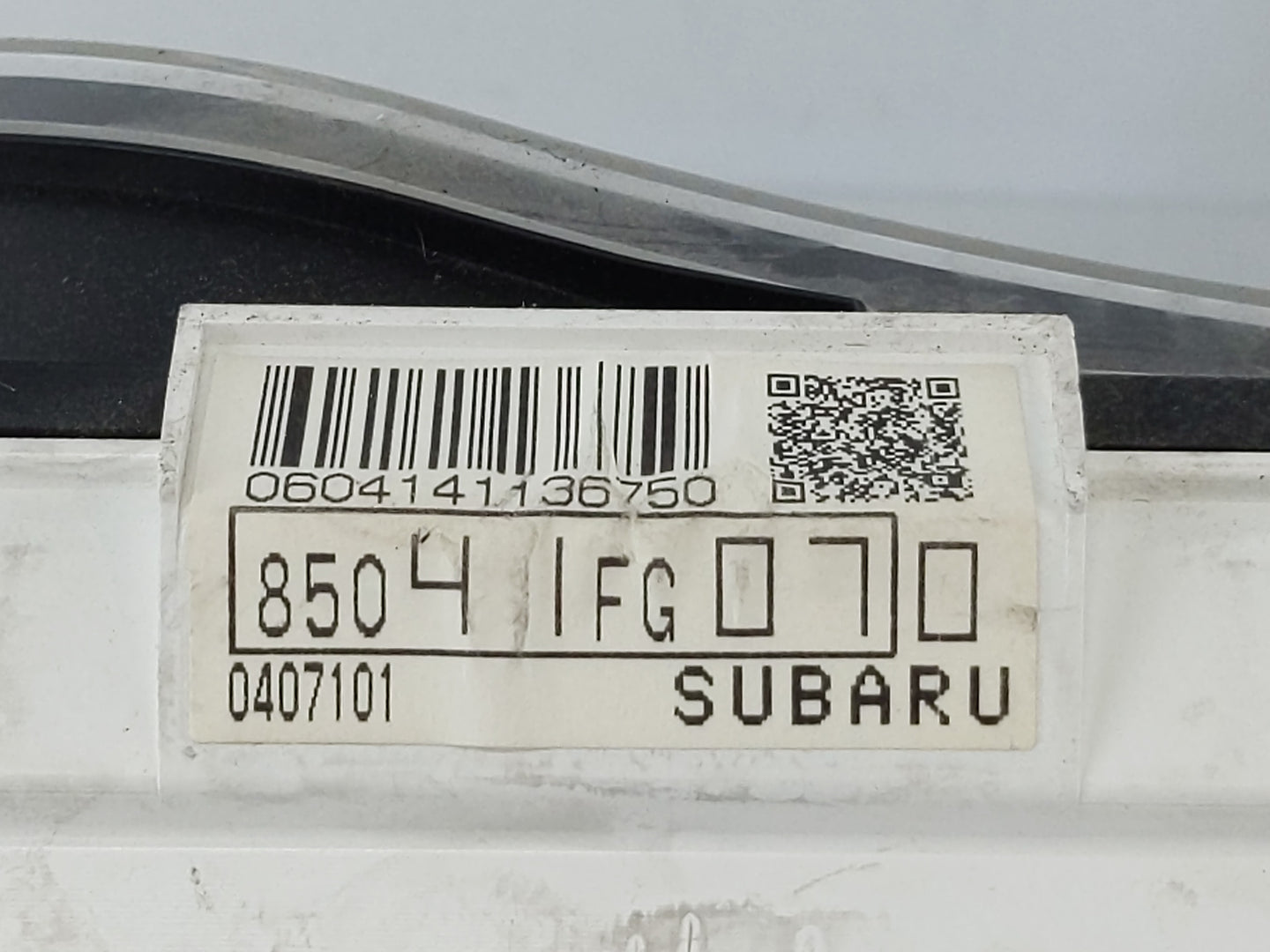 2012 Subaru Impreza Instrument Cluster Speedometer Gauges P/N:85041FG070 Fits OEM Used Auto Parts - Oemusedautoparts1.com