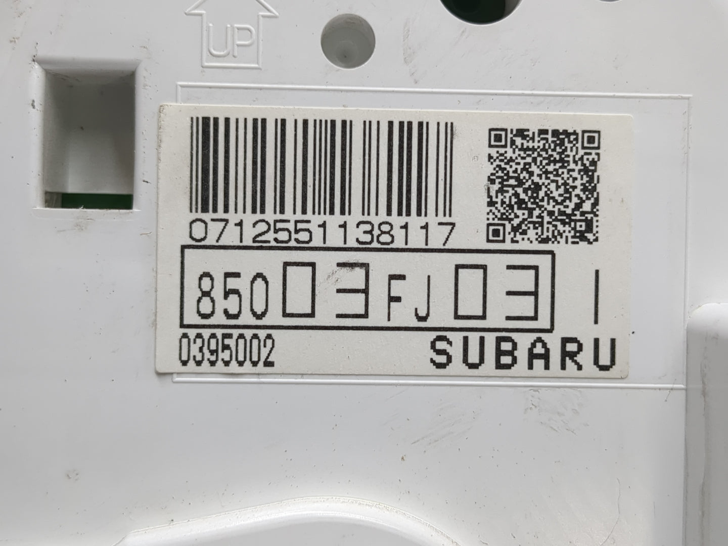 2012 Subaru Impreza Instrument Cluster Speedometer Gauges P/N:85003FJ031 Fits OEM Used Auto Parts - Oemusedautoparts1.com