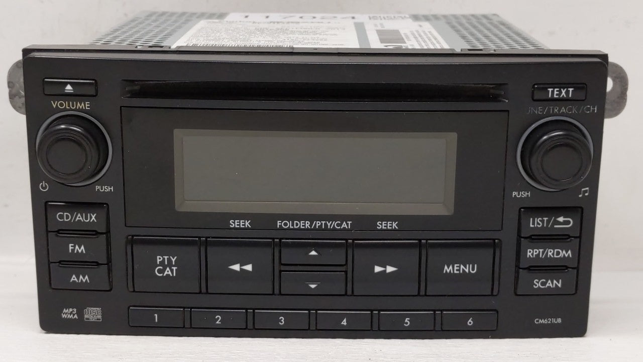 2012-2014 Subaru Impreza Radio AM FM Cd Player Receiver Replacement P/N:86201FJ620 Fits Fits 2012 2013 2014 OEM Used Auto Pa
