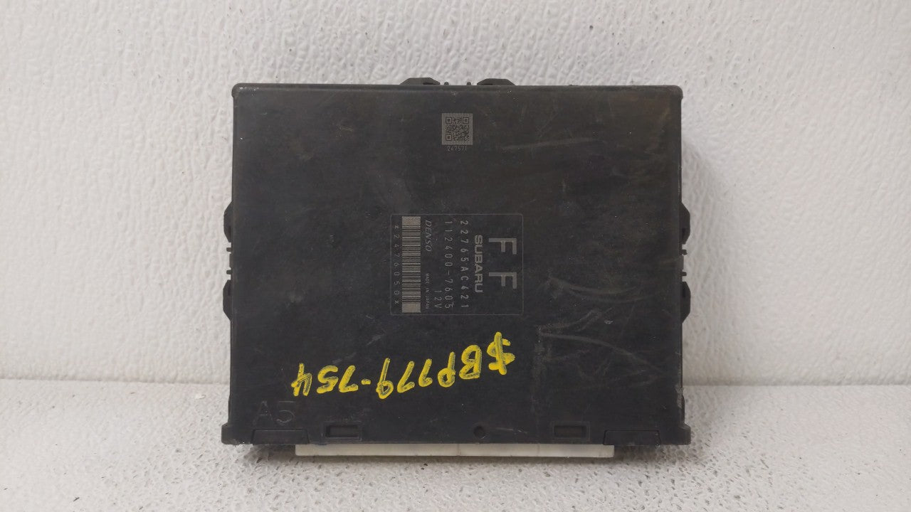 2012 Subaru Impreza PCM Engine Control Computer ECU ECM PCU OEM P/N:22765AC381 22765AC380, 22765AC421 Fits OEM Used Auto Par