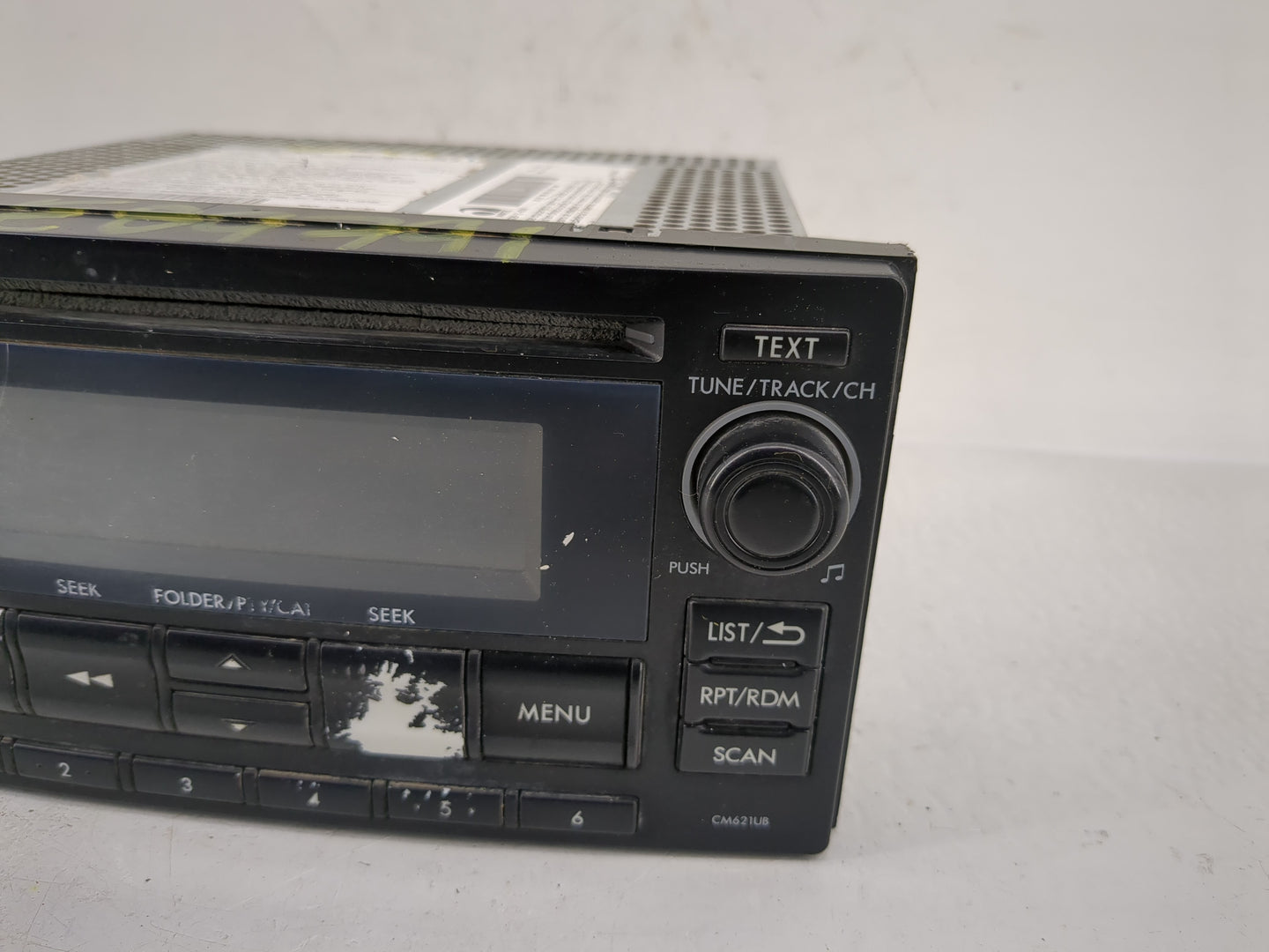 2012-2014 Subaru Impreza Radio AM FM Cd Player Receiver Replacement P/N:86201FJ620 Fits Fits 2012 2013 2014 OEM Used Auto Pa