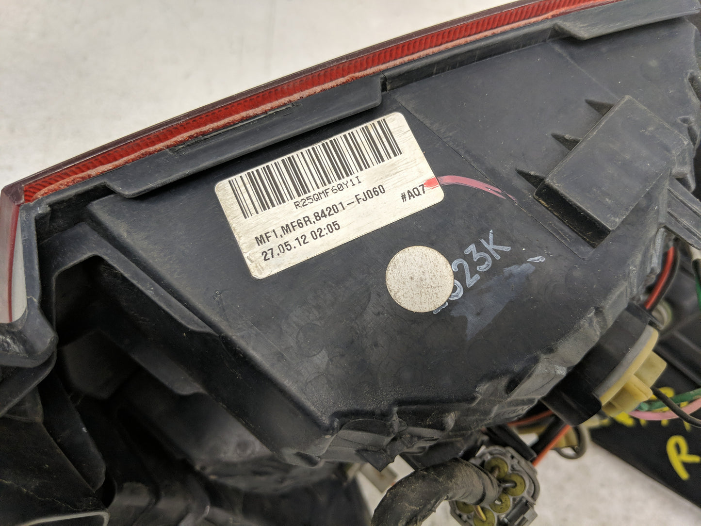 2012-2016 Subaru Impreza Tail Light Assembly Passenger Right OEM P/N:84201-FJ060 Fits Fits 2012 2013 2014 2015 2016 OEM Used