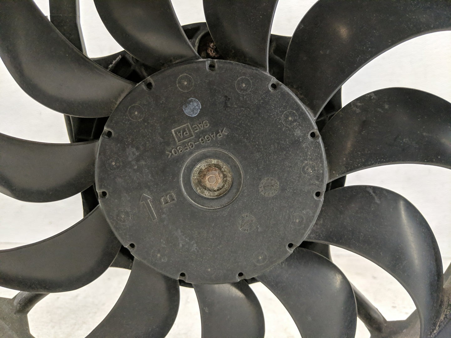 2012-2014 Subaru Impreza Electric Radiator Cooling Fan Motor Assembly Fits Fits 2012 2013 2014 OEM Used Auto Parts - Oemused