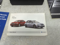 2012 Subaru Impreza Owners Manual Book Guide P/N:A1120BE-A MSA5M1213A OEM Used Auto Parts - Oemusedautoparts1.com