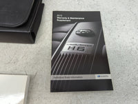 2012 Subaru Impreza Owners Manual Book Guide P/N:A1120BE-A MSA5M1213A OEM Used Auto Parts - Oemusedautoparts1.com