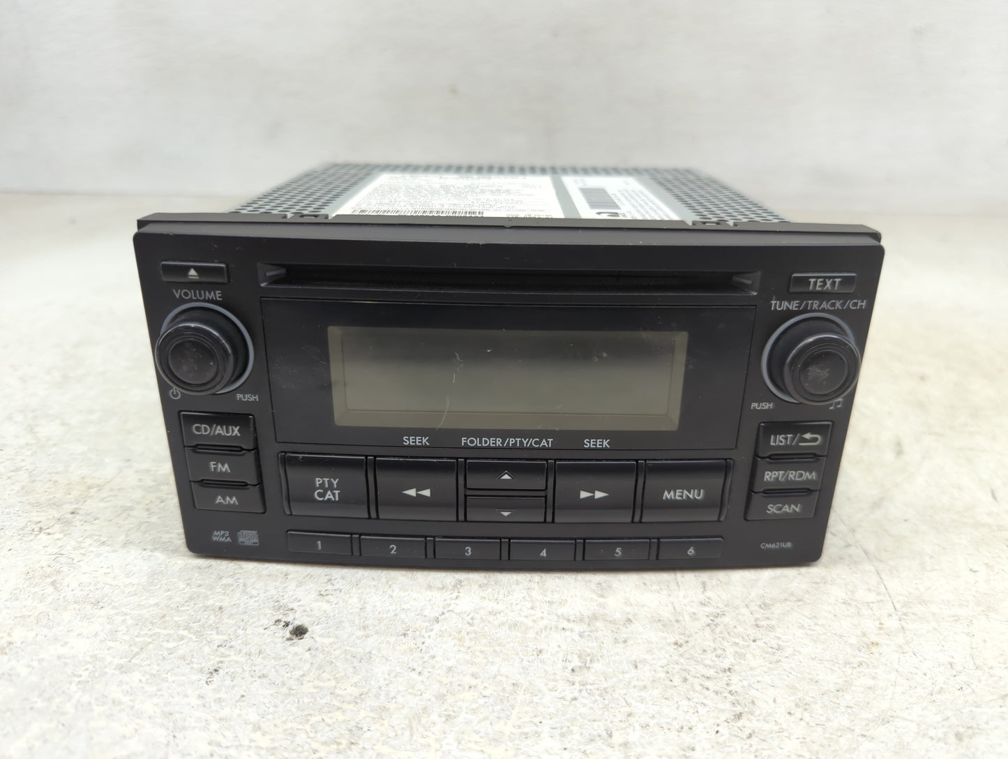 2012-2014 Subaru Impreza Radio AM FM Cd Player Receiver Replacement P/N:86201FJ620 Fits Fits 2012 2013 2014 OEM Used Auto Pa
