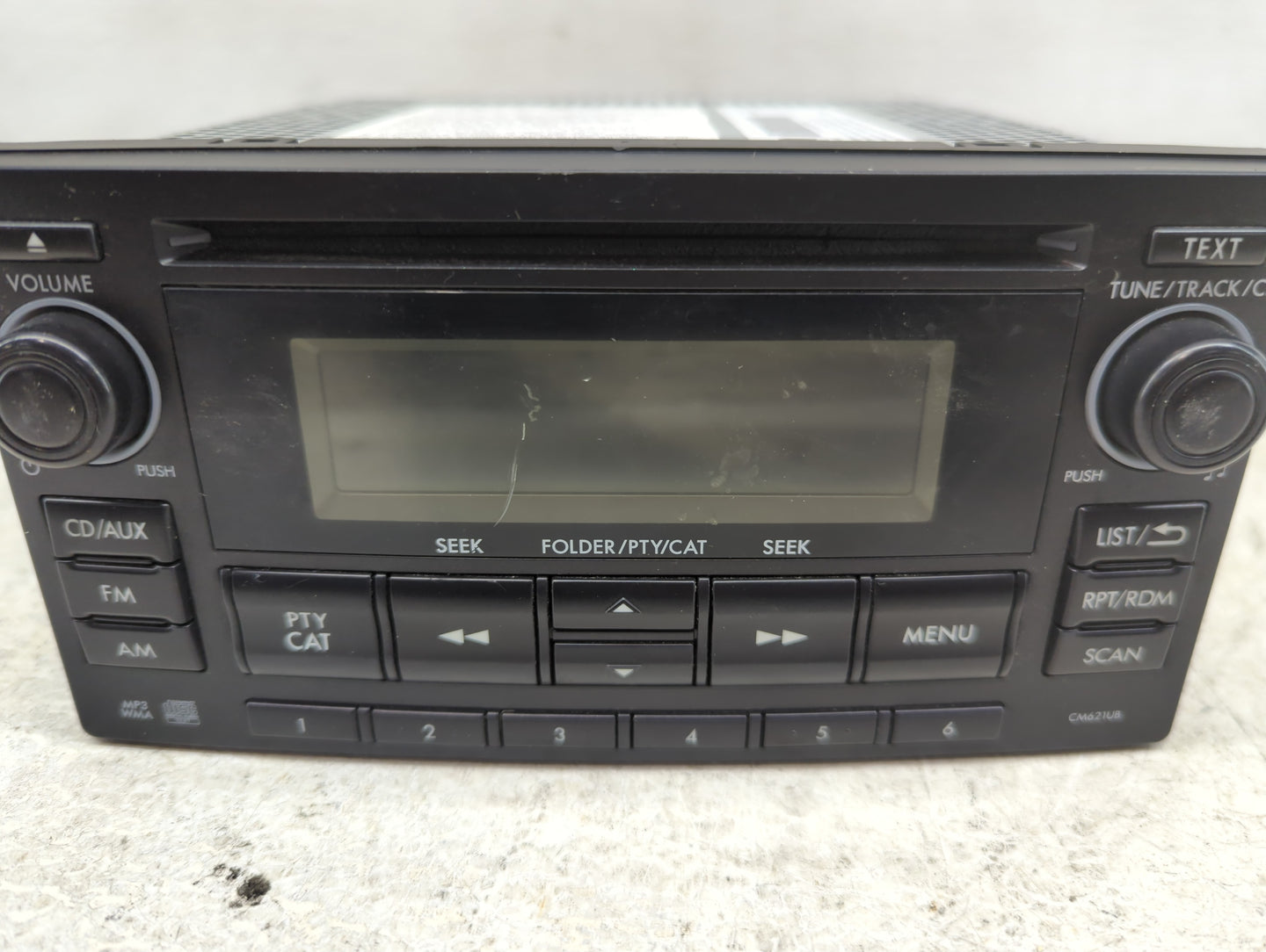 2012-2014 Subaru Impreza Radio AM FM Cd Player Receiver Replacement P/N:86201FJ620 Fits Fits 2012 2013 2014 OEM Used Auto Pa