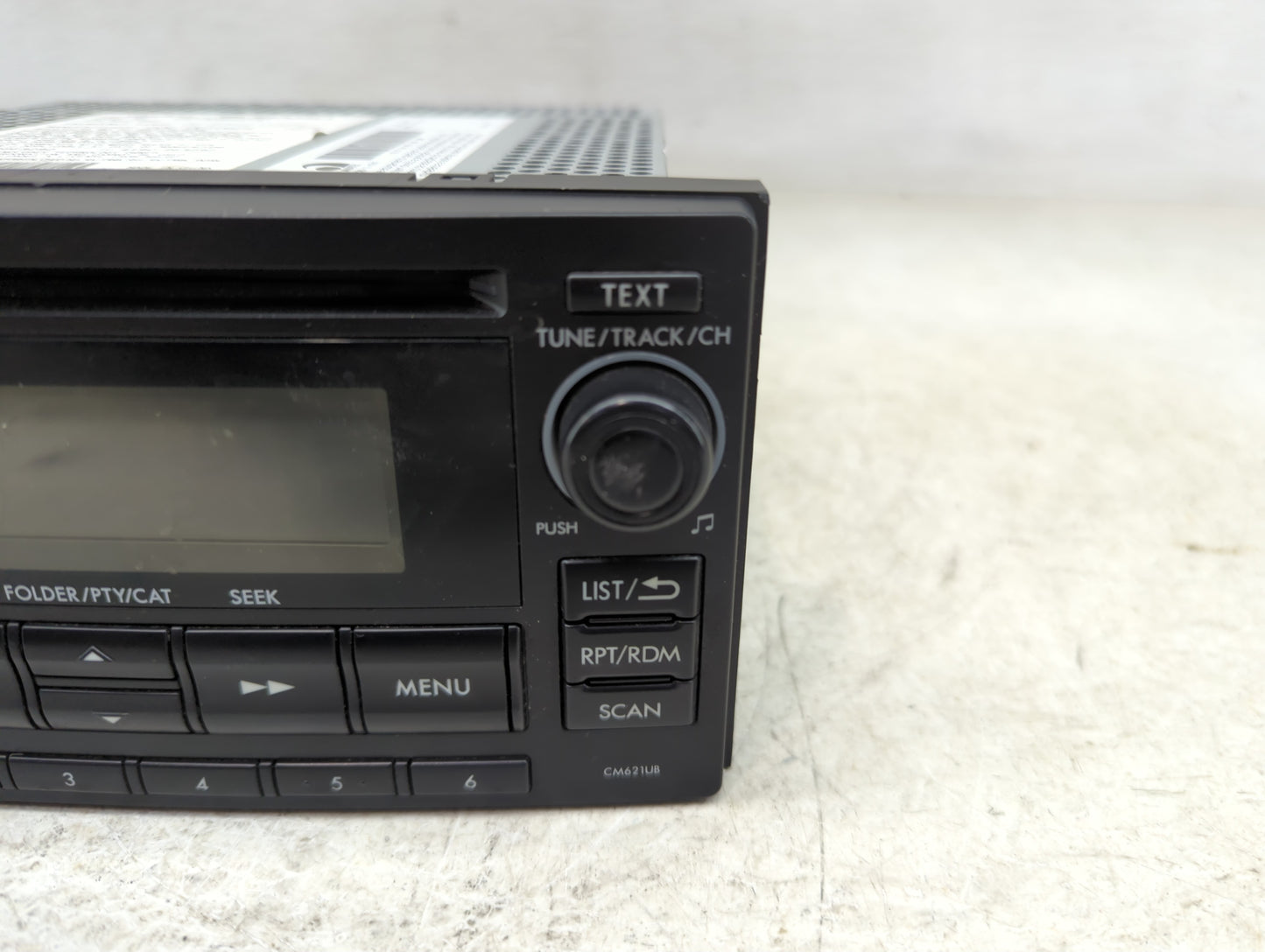 2012-2014 Subaru Impreza Radio AM FM Cd Player Receiver Replacement P/N:86201FJ620 Fits Fits 2012 2013 2014 OEM Used Auto Pa