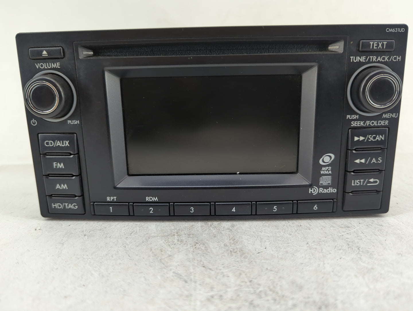 2012-2014 Subaru Impreza Radio AM FM Cd Player Receiver Replacement P/N:86201FJ630 Fits Fits 2012 2013 2014 OEM Used Auto Pa