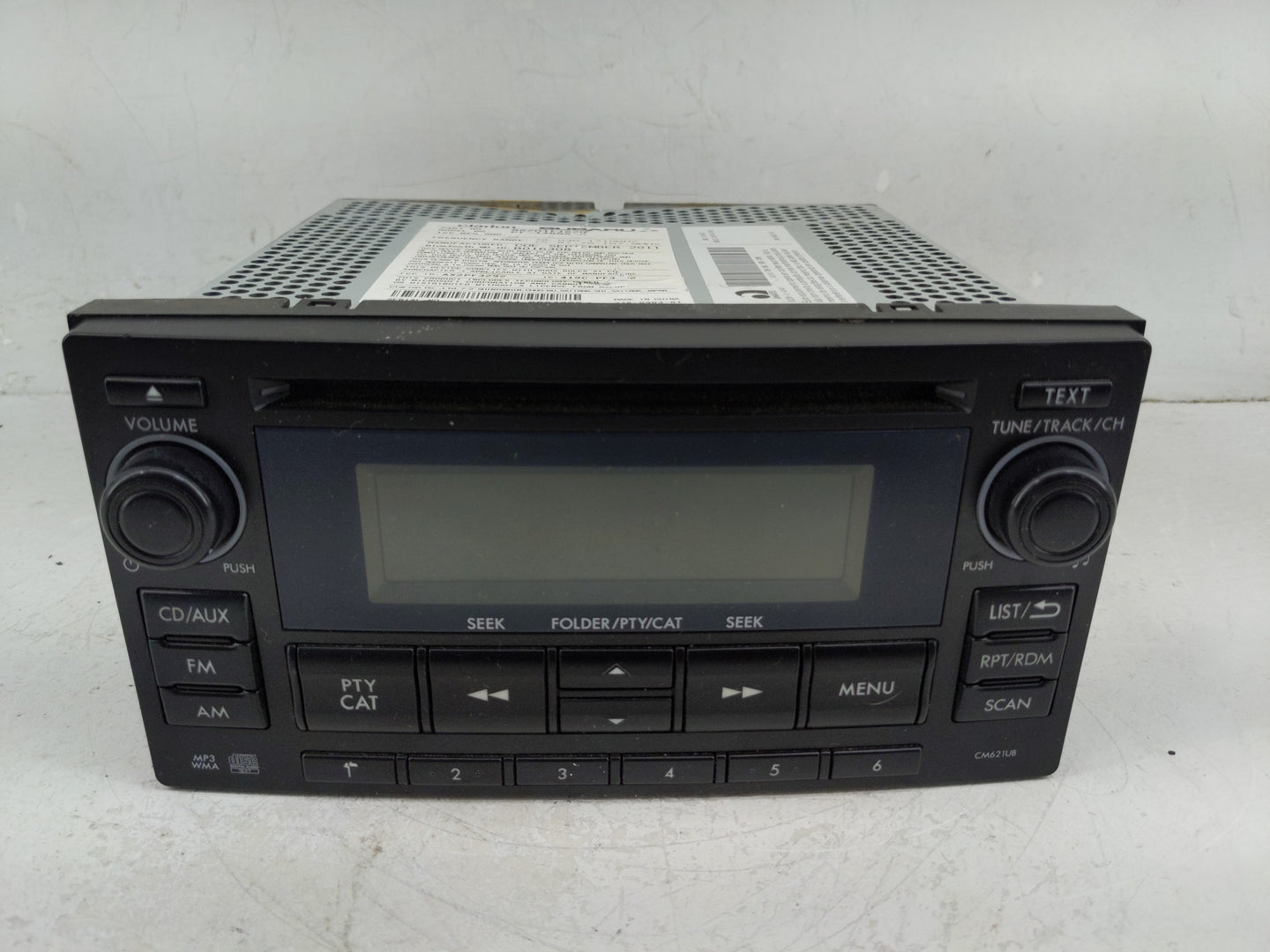 2012-2014 Subaru Impreza Radio AM FM Cd Player Receiver Replacement P/N:86201FJ620 Fits Fits 2012 2013 2014 OEM Used Auto Pa