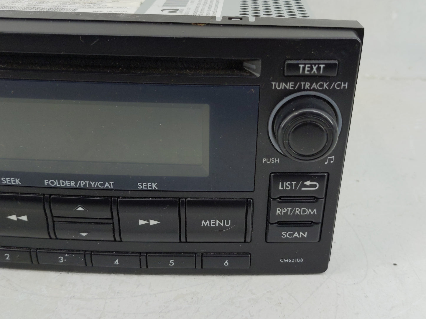 2012-2014 Subaru Impreza Radio AM FM Cd Player Receiver Replacement P/N:86201FJ620 Fits Fits 2012 2013 2014 OEM Used Auto Pa