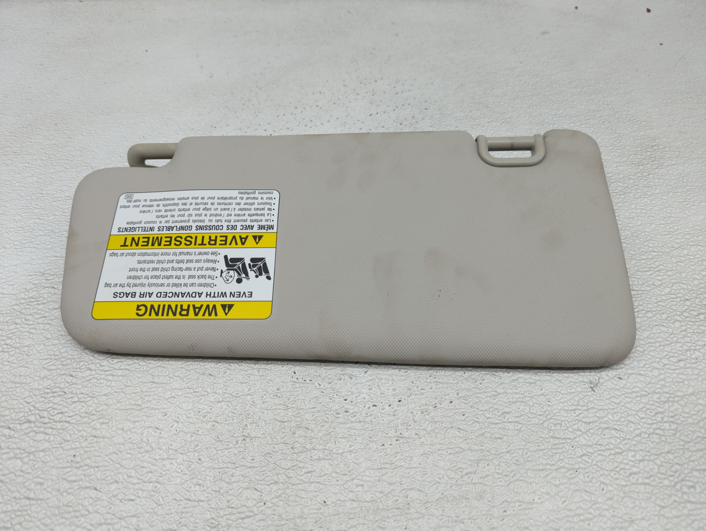 2012-2014 Subaru Impreza Sun Visor Shade Replacement Passenger Right Mirror Fits Fits 2012 2013 2014 OEM Used Auto Parts - O