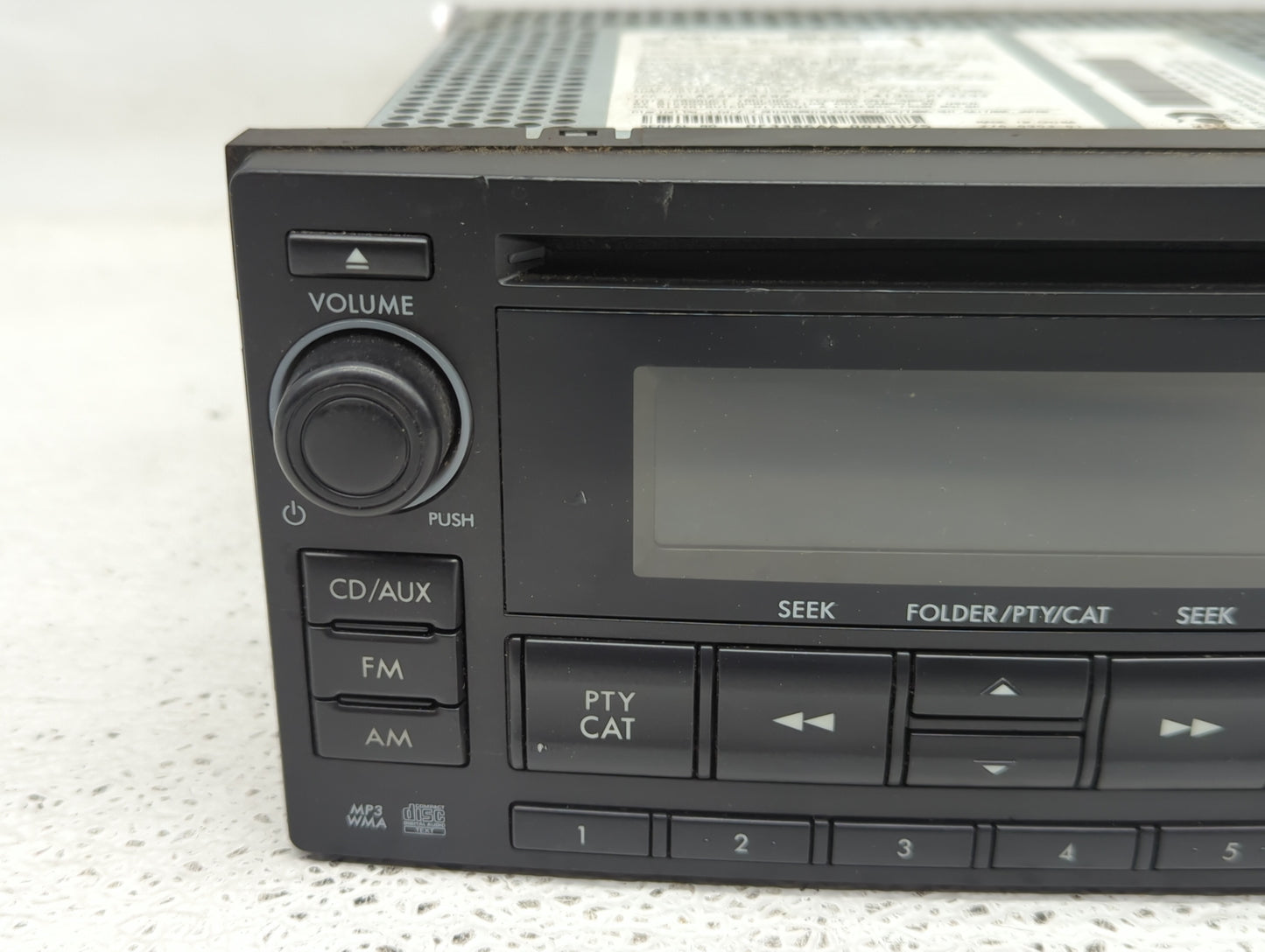 2012-2014 Subaru Impreza Radio AM FM Cd Player Receiver Replacement P/N:86201FJ620 Fits Fits 2012 2013 2014 OEM Used Auto Pa