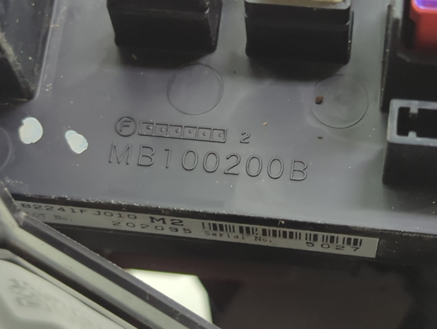 2012-2014 Subaru Impreza Fusebox Fuse Box Panel Relay Module P/N:MB100200B Fits Fits 2012 2013 2014 OEM Used Auto Parts - Oe