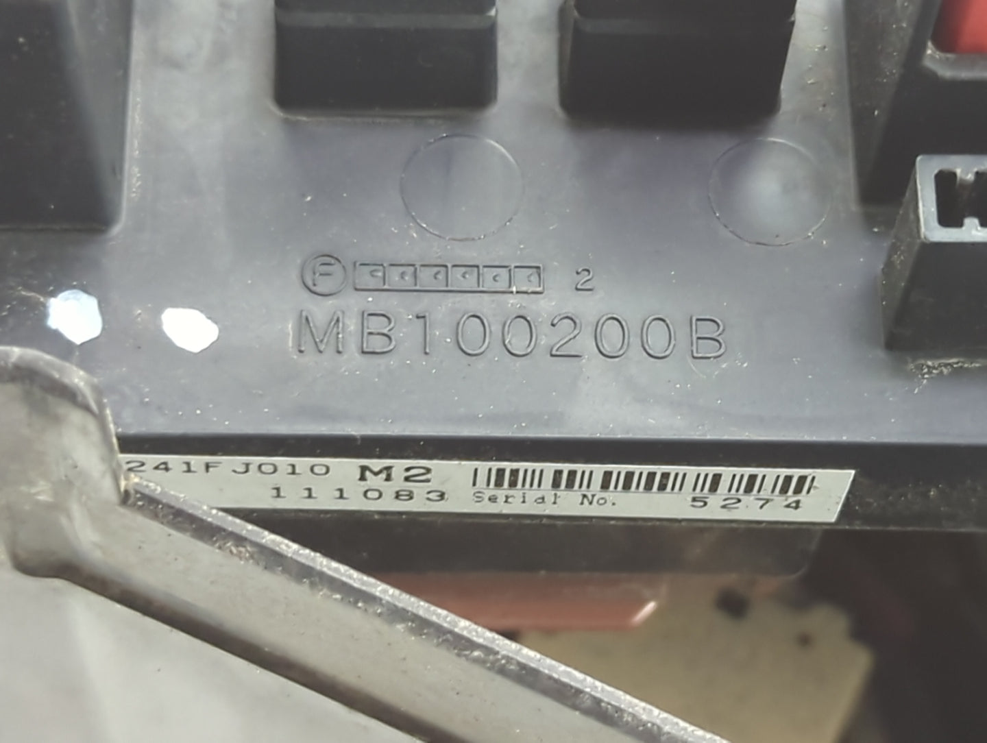 2012-2014 Subaru Impreza Fusebox Fuse Box Panel Relay Module P/N:MB100200B Fits Fits 2012 2013 2014 OEM Used Auto Parts - Oe