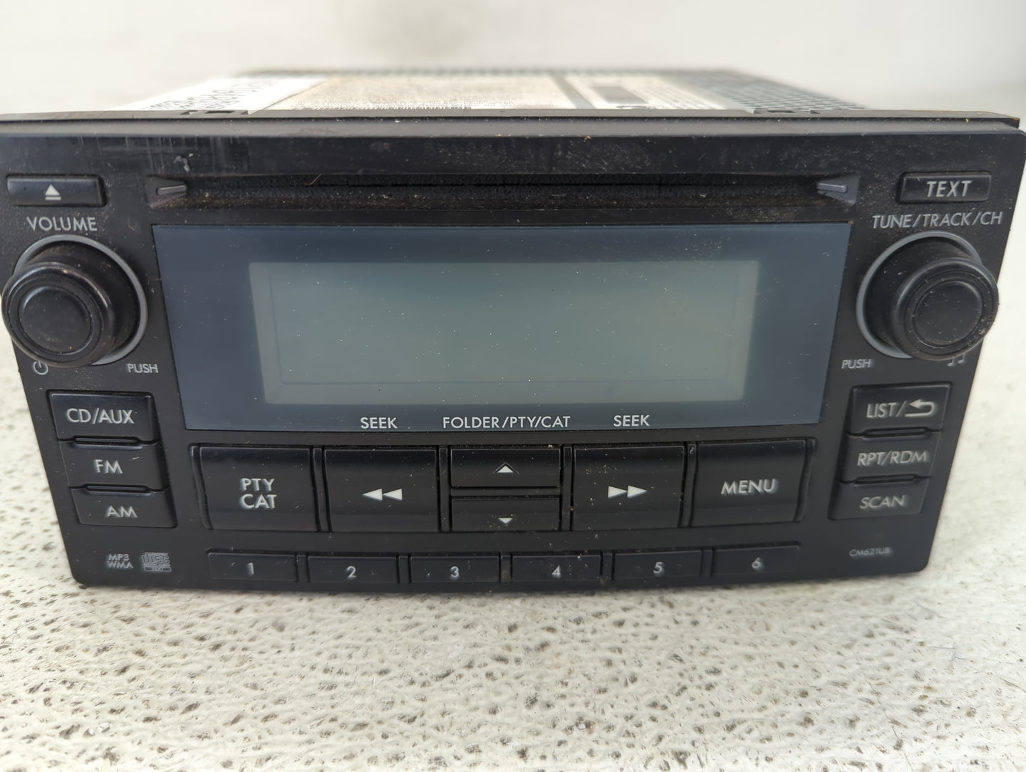 2012-2014 Subaru Impreza Radio AM FM Cd Player Receiver Replacement P/N:86201FJ620 Fits Fits 2012 2013 2014 OEM Used Auto Pa