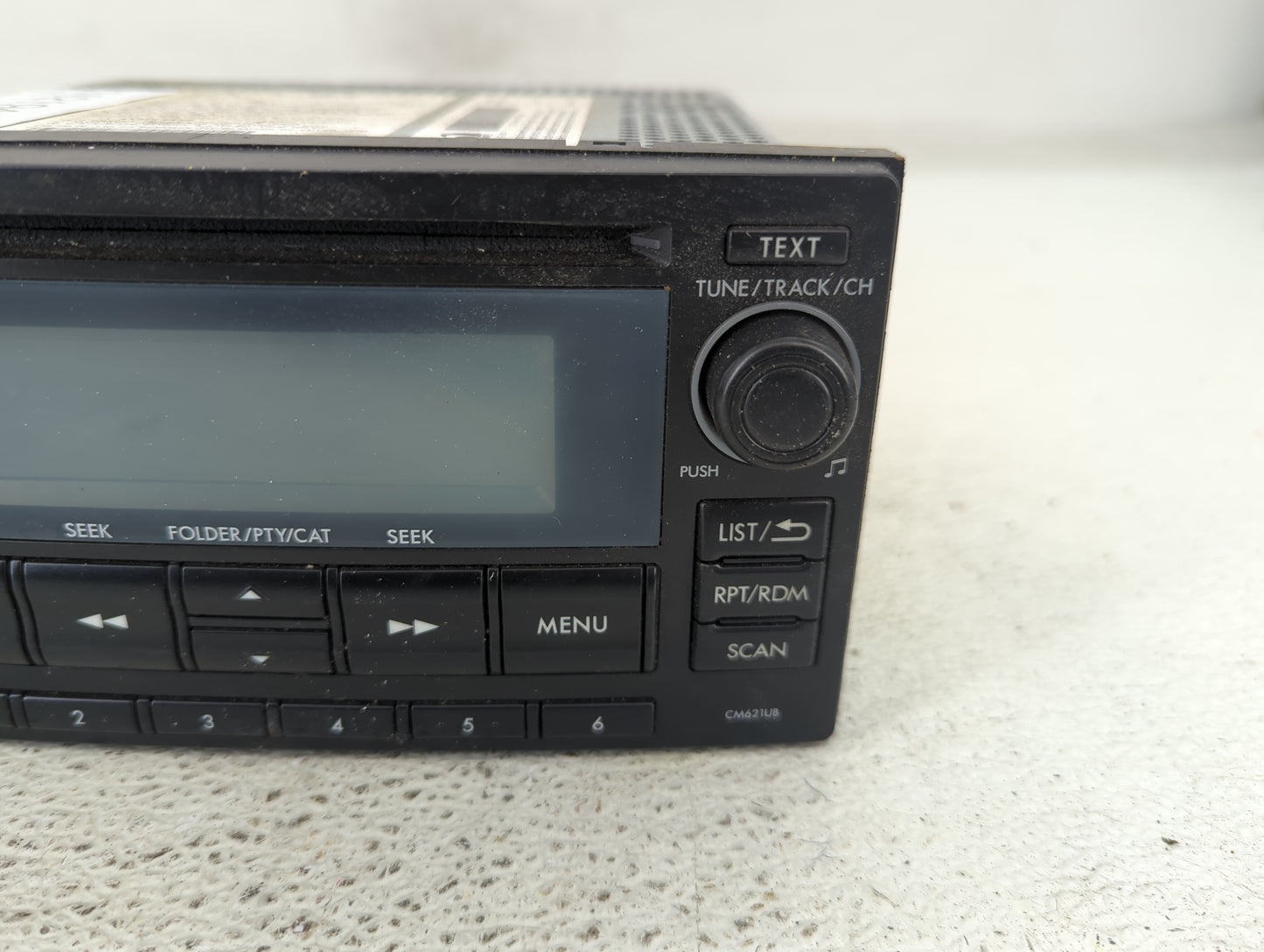 2012-2014 Subaru Impreza Radio AM FM Cd Player Receiver Replacement P/N:86201FJ620 Fits Fits 2012 2013 2014 OEM Used Auto Pa