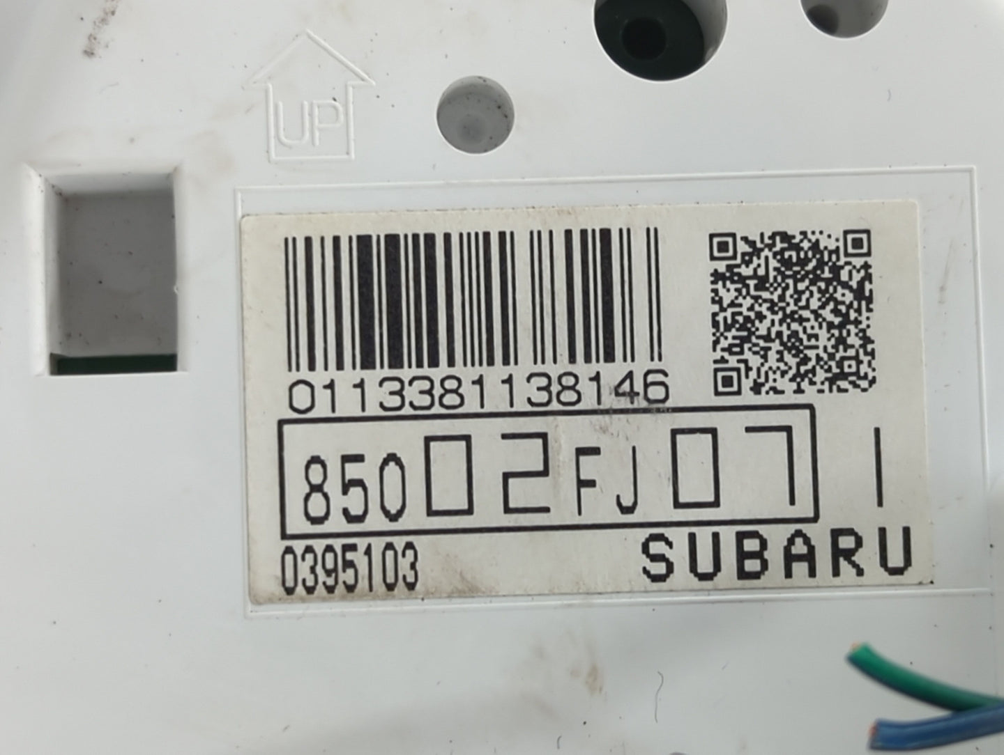 2012 Subaru Impreza Instrument Cluster Speedometer Gauges P/N:85002FJ071 Fits OEM Used Auto Parts - Oemusedautoparts1.com