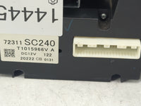 2011-2014 Subaru Impreza Climate Control Module Temperature AC/Heater Replacement P/N:72311SC240 T1015966V Fits OEM Used Aut