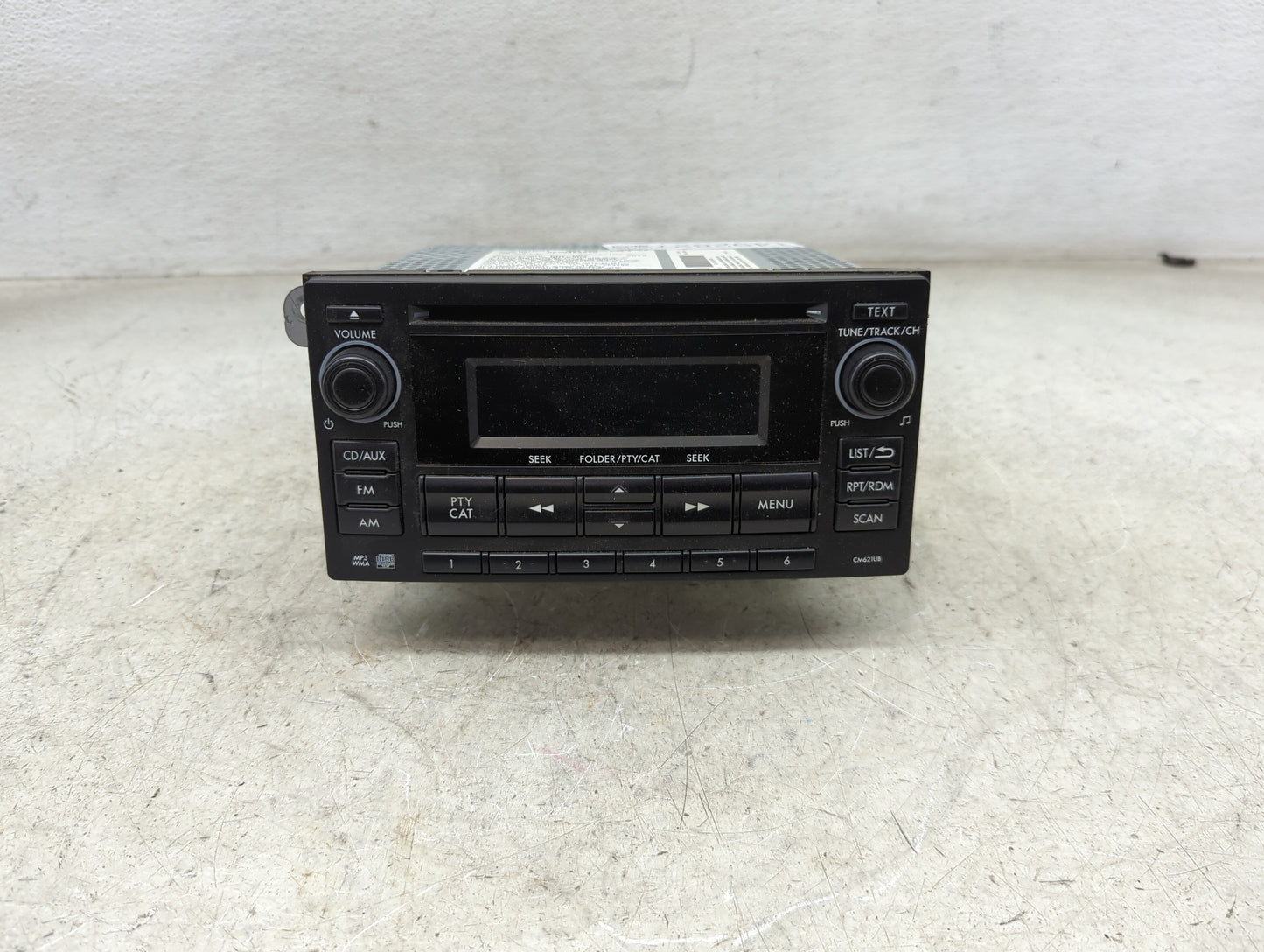 2012-2014 Subaru Impreza Radio AM FM Cd Player Receiver Replacement P/N:86201FJ620 PF-3386A-A, CM621UB Fits Fits 2012 2013 2