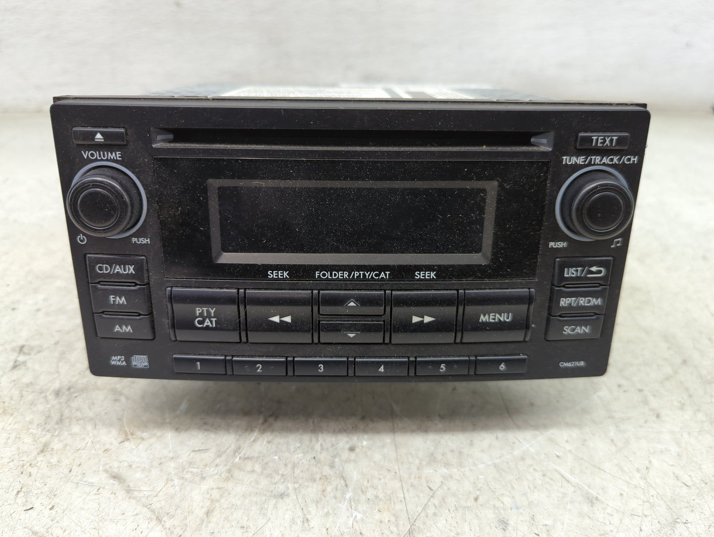 2012-2014 Subaru Impreza Radio AM FM Cd Player Receiver Replacement P/N:86201FJ620 PF-3386A-A, CM621UB Fits Fits 2012 2013 2